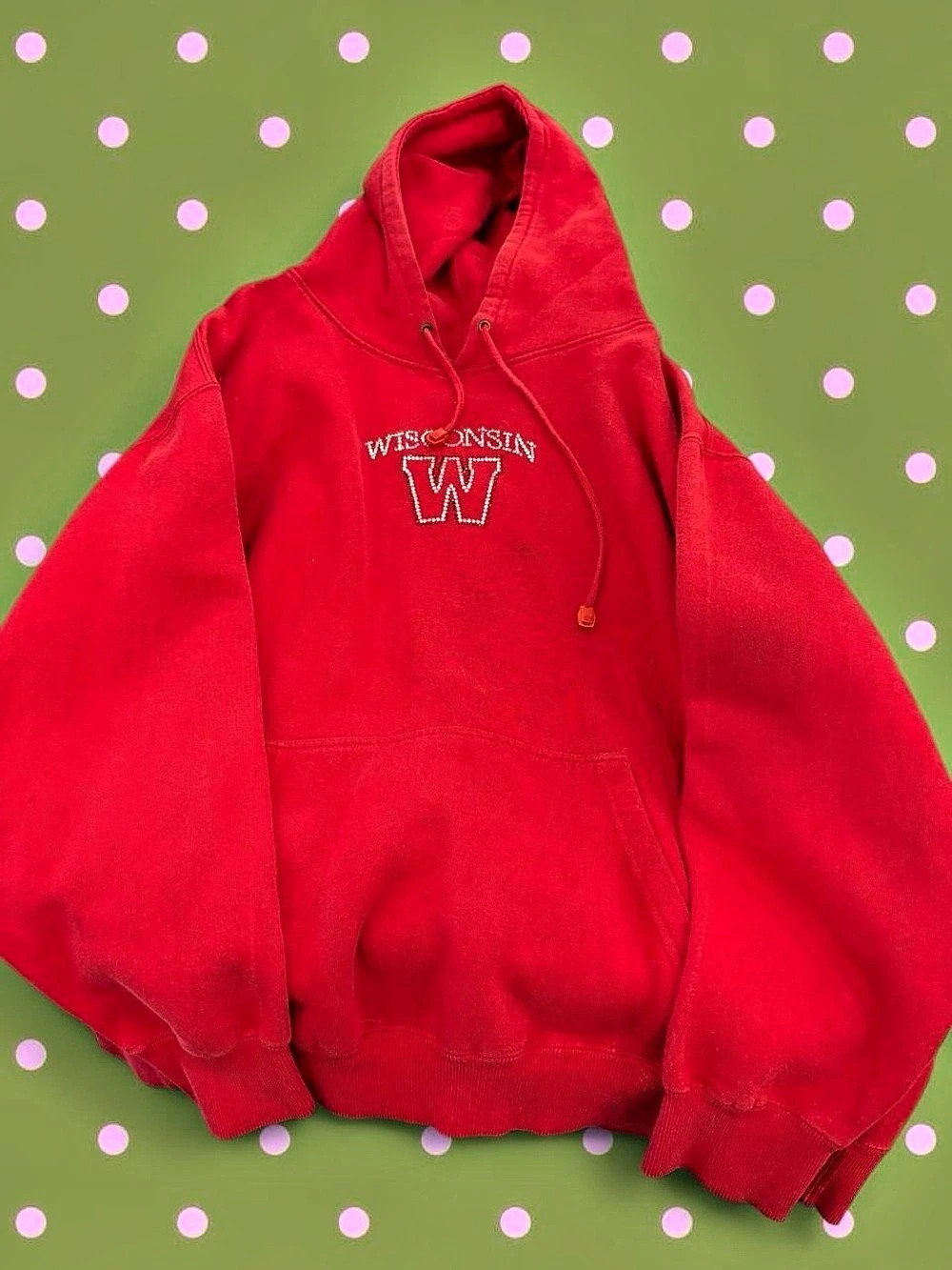 CH Apparel Wisconsin W Hoodie Red XL